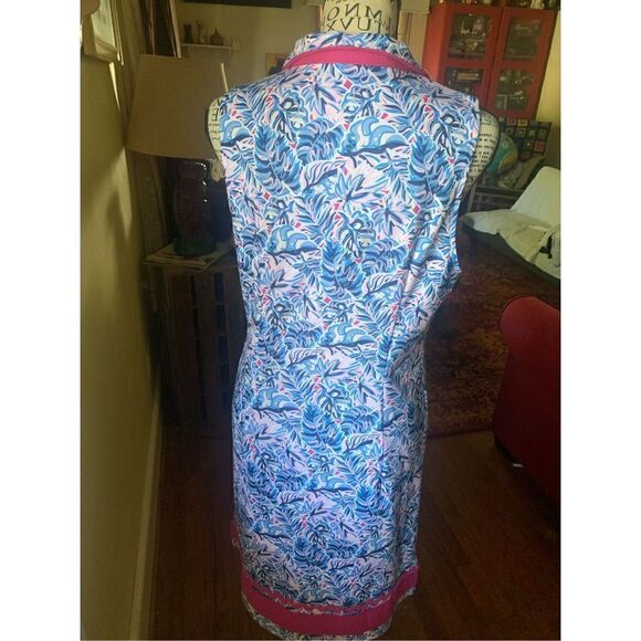 Simply Southern Leaf Print Tunic Dress - Picture 4 of 6